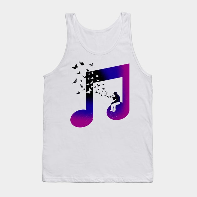 Music Bugle Tank Top by barmalisiRTB